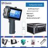 T10 Compact Handheld Inkjet Printer for Production Date, Batch Number, QR Code, and Label Printing