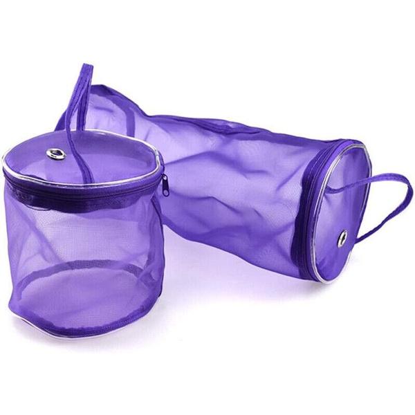 1pcs Yarn Storage Bag, Mesh Knitting Bag Round Yarn Balls Organizer for Knitting Lovers