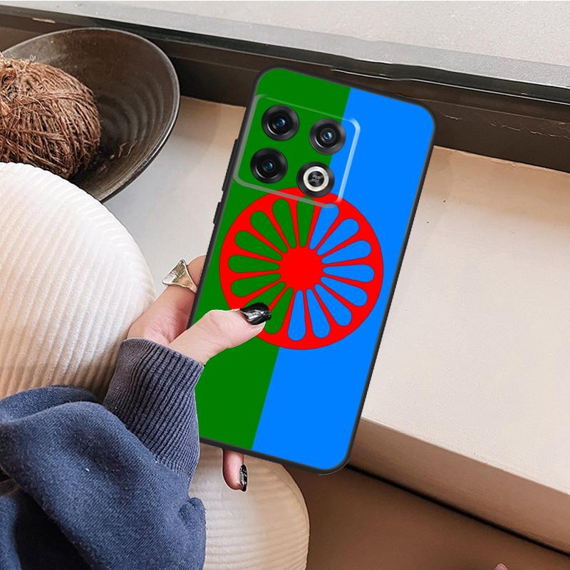 Gypsy Romani Roma Flag Case For OnePlus 15 R 13 R 12R 10R 8T 10T 13T 12 11 10 Pro Nord 5 CE 4 3 2 Lite N20 N30 Cover