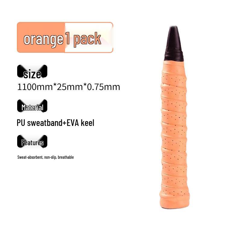 Dragon Bone Perforated Badminton Grip: Anti-Slip, Sweat-Absorbent, Breathable Wrap for Tennis Rackets & Fishing Rods