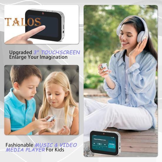 Touchscreen Digital Camera Face Detection Autofocus Vlogging Camera Portable 64MP 16X Compact Size Selfie Digital Camera
