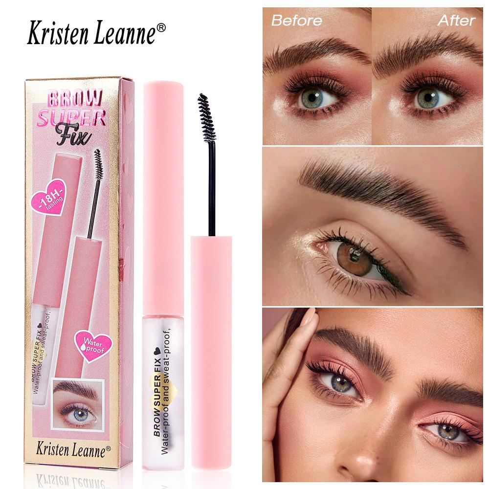 Kristen Leanne Black Technology Formula Strong Setting Eyebrow Liquid Long-lasting Waterproof Eyebrow Raincoat Non-smudging