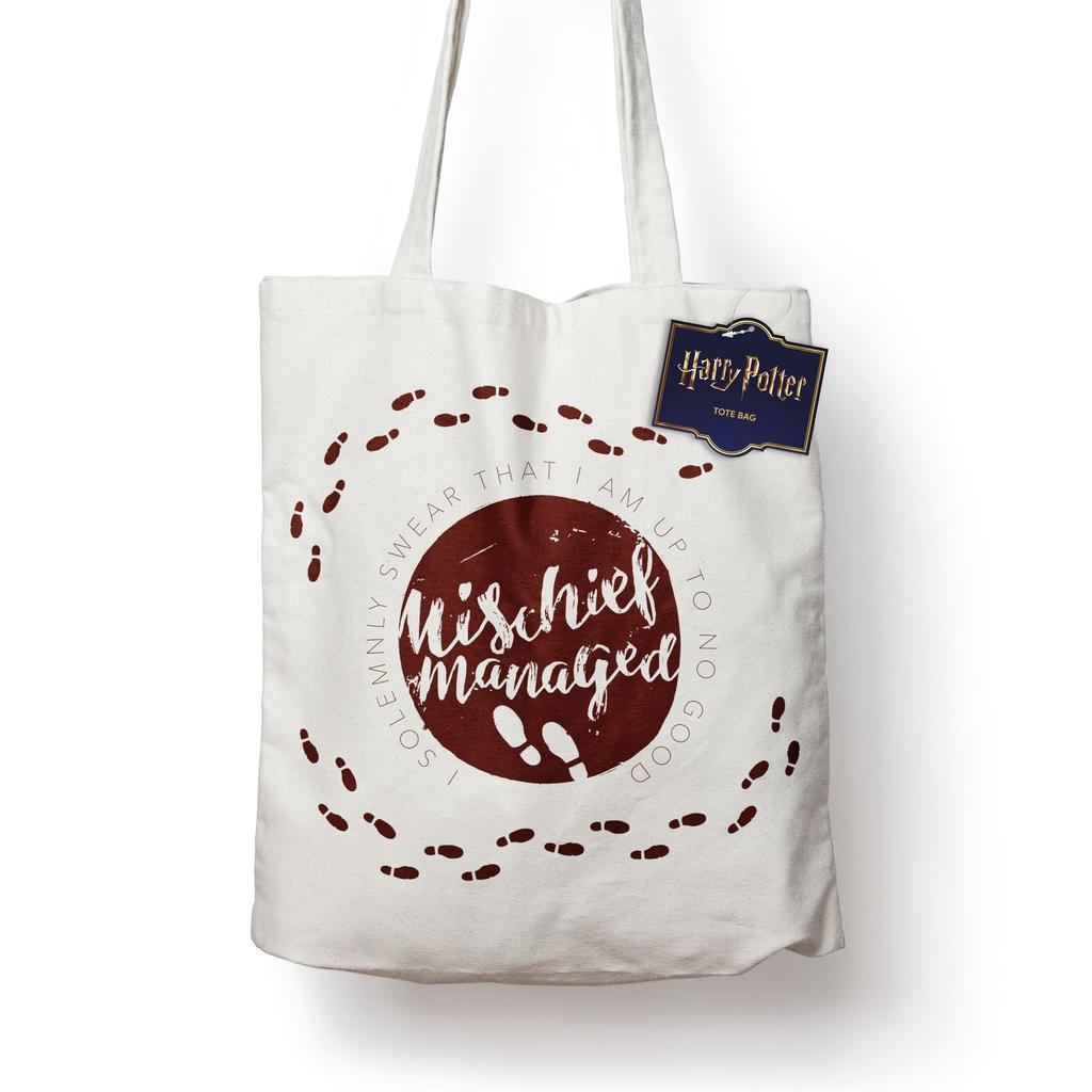 HARRY POTTER Marauders Map Cotton Tote Bag