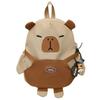 Backpack Capybara Student Class Bag Waterproof Capacity Large Storage Partition