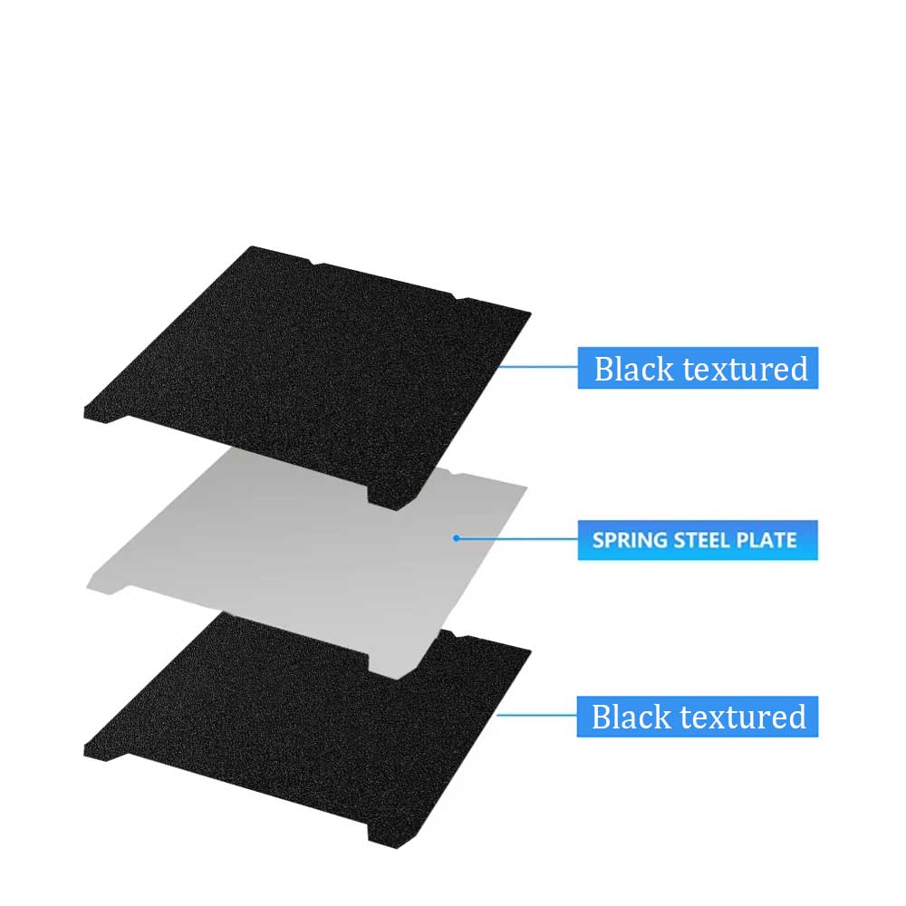 For Creality K1/K1C/K1 SE Build Plate Texture Pei Spring Steel 310x315mm K1 Max PEO Sheet 235x235 For Ender 3 KE/Ender3 V3 SE