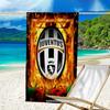 Asciugamano da Spiaggia Stampato Juven-tus Football Club, Microfibra Super Morbida, Regalo Perfetto Compleanno, per Piscina, Spiaggia, Viaggio, per famiglia e amici