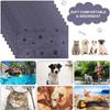 1pc Serviette Microfibre Chien à Séchage Rapide Absorbant Produit de Bain pour Animaux Fibre Serviette de Bain à Séchage Rapide Chiffon d'Essuyage Voiture Fournitures pour Animaux