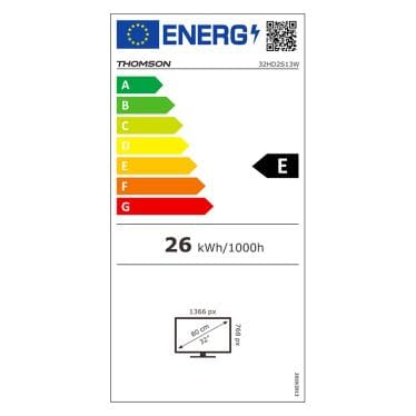 

32-дюймовый HD-телевизор THOMSON 32HD2S13W белый