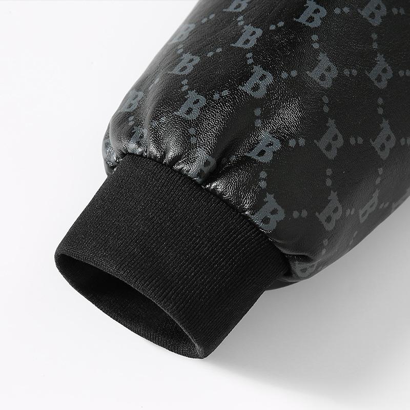 Herbst Lederjacke Herren Neue trendige und schöne große Größe Frühling und Herbst koreanischen Stil Freizeit Motorrad