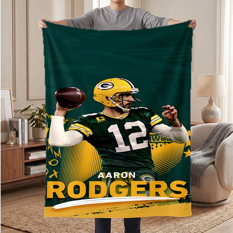 Green Bay Packers Měkké teplé flanelové deky Pohodlná deka pro domácí dekoraci a jako dárek