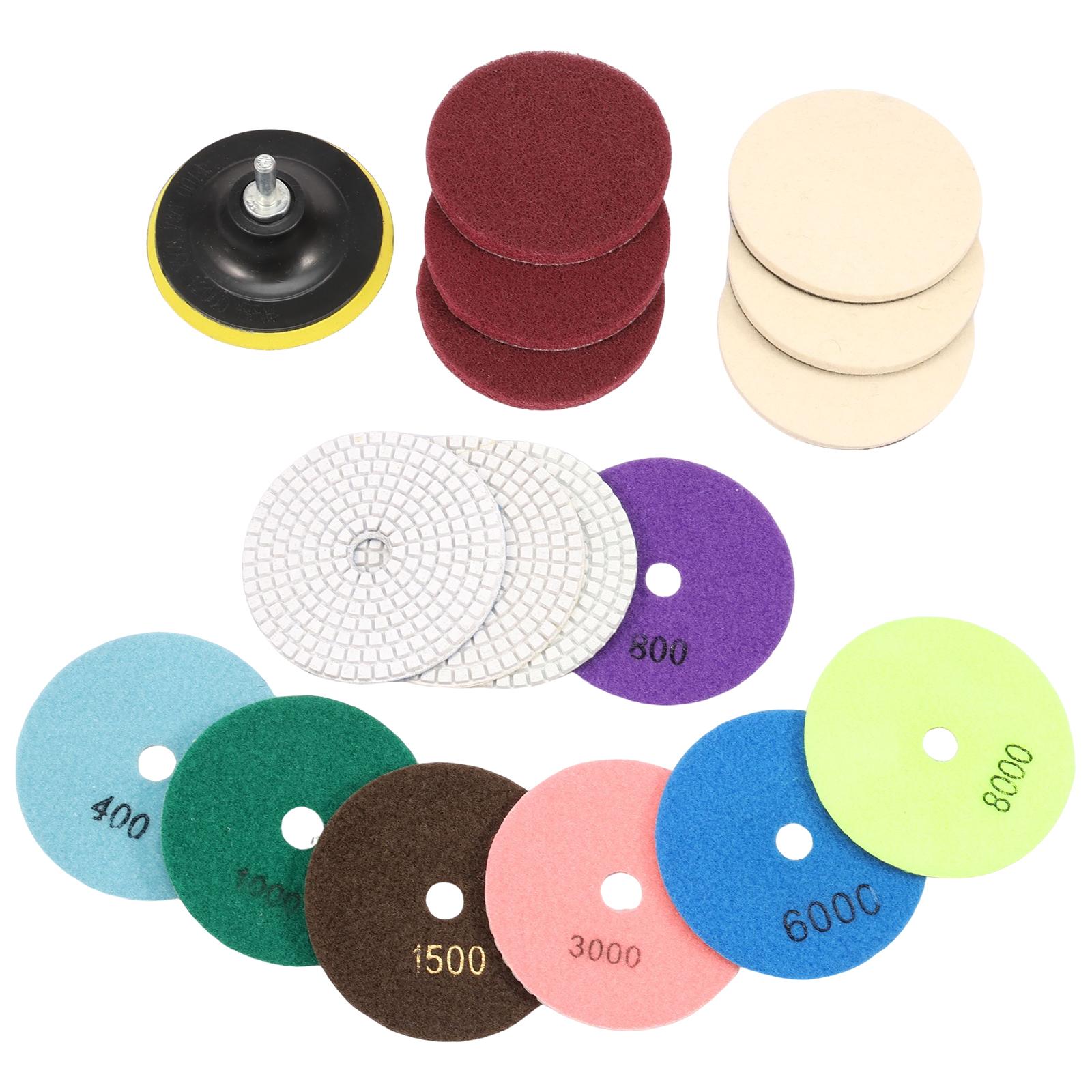 

Diamond Polishing Pad Wear Resistant Buffing Pad Good Grinding Effect Polishing Disc Wear Resistant Buffing Disc for Concrete