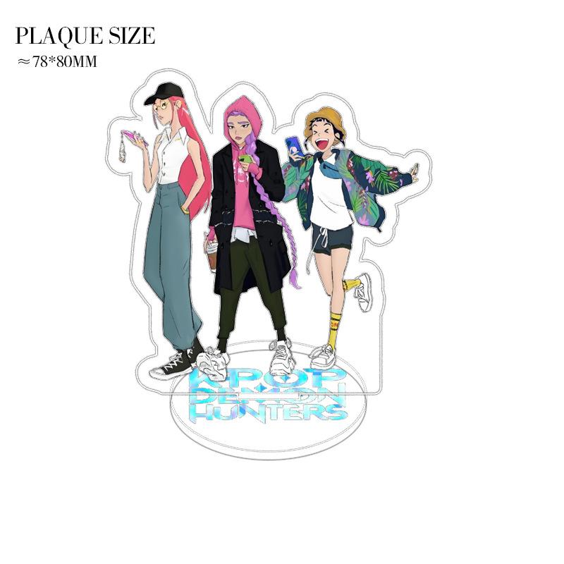Kpop Dämonenjäger Superstar Acryl Aufsteller Desktop Dekoration Ornament Zubehör Spielzeug für Fans Geschenk