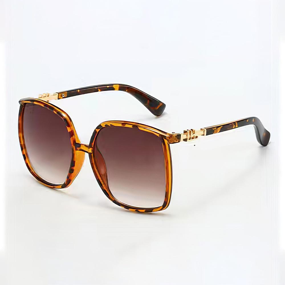 

Vintage Men Women Big Sunglasses Men Square Shades Brand Style Designer Unisex Sun Eyeglasses Black Lens Designe Male Female Sunglasses UV400