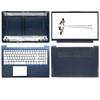 Replace cover For Ideapad 3 15ITL6 15ADA6 15ALC6 2021 LCD Back Cover Front Bezel Palmrest Hinges Bottom Case Blue