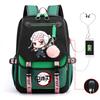 Demon slayer ghost extermination column student schoolbag junior high school student primary school student middle school student backpack