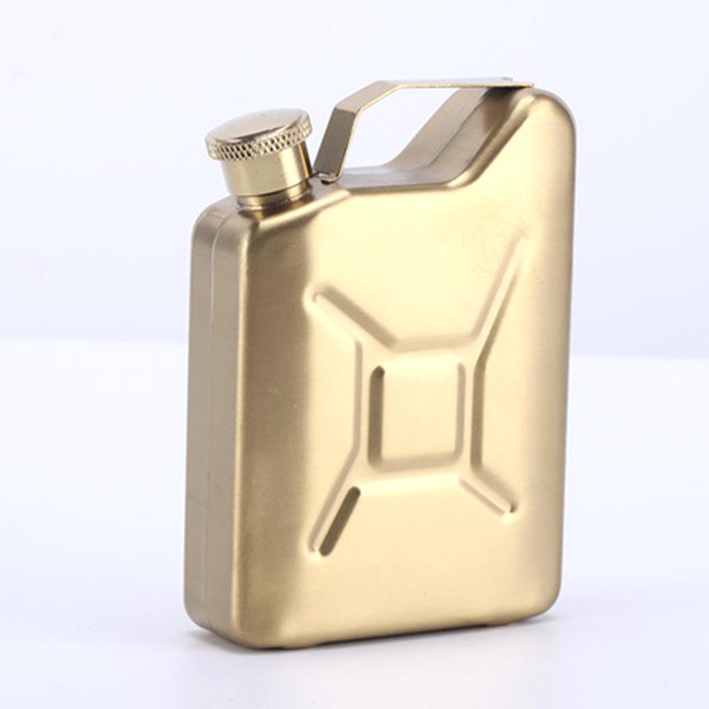 Stainless Steel Alien Oil Drum Hip Flask, Hidden Liquor Disguised Alcohol Container Bottle, Outdoor Portable, 5Oz, 304