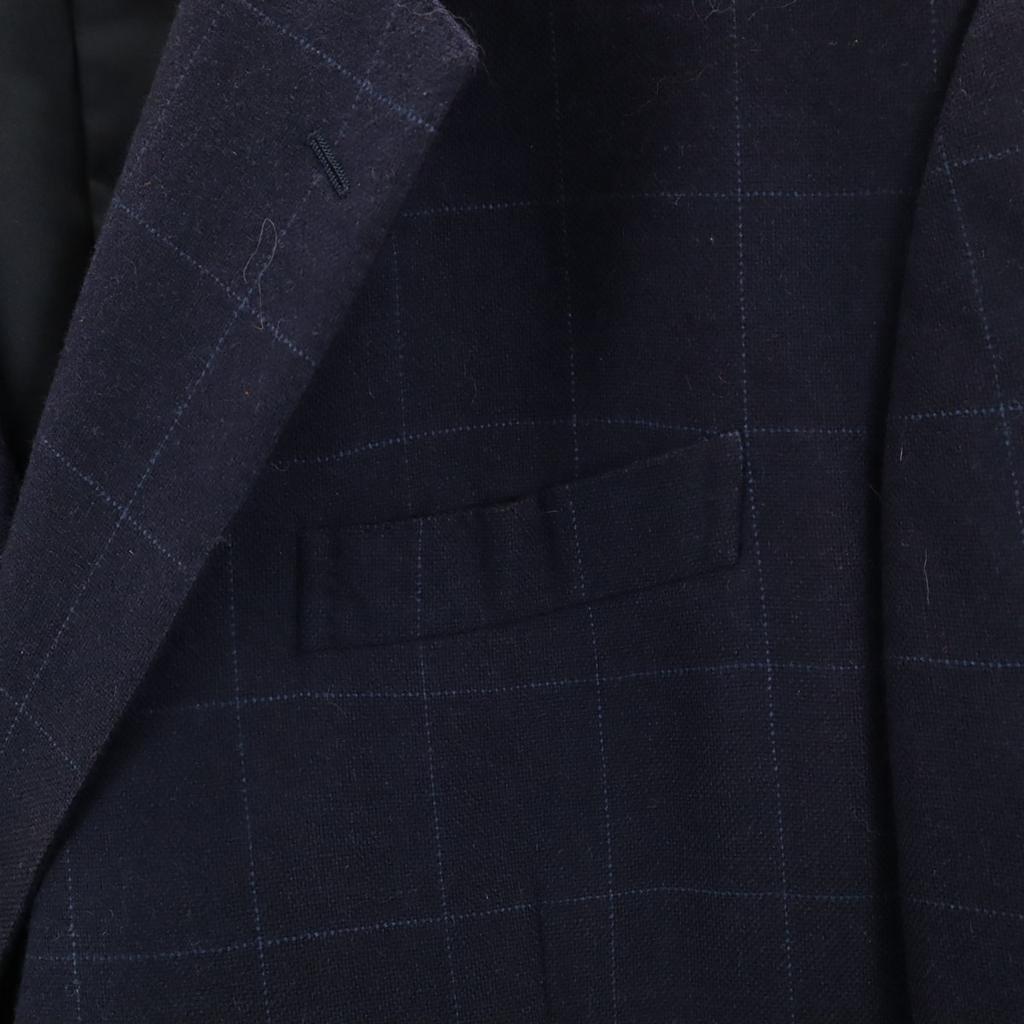 LANVIN CLASSIQUE 90-tallet Silkeblanding Kasjmirblanding Gammel skreddersydd jakke Herre Brukt