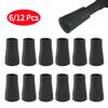 6/12pcs Non-slip Trekking Sticks Protector Cap Tip Walking Stick Bottom Pads Cover Buffer Lightweight for Climbing Hiking