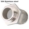 304 Stainless Steel Mesh Filter Garden Irrigation Pump Hose Filter Water Cleaning Mesh Metal Filter