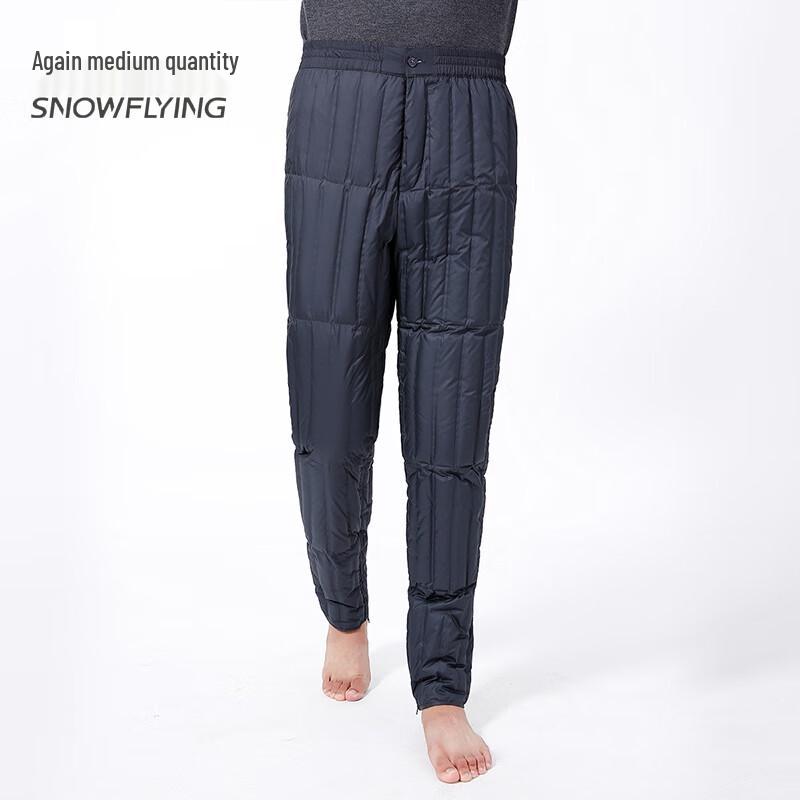 

SNOWFLYING Men s Thermal Down Pants with Knee Protection 3XL (190cm)