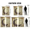 2PCS Eid al Fitr themed Islamic curtains, luxurious style, bedroom living room, decoration, drawbar pocket decoration