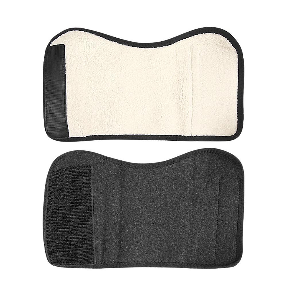 

Windproof Plush Knee Pad Thicken Winter Knee Warmers Portable Knee Brace Sleeve 1
