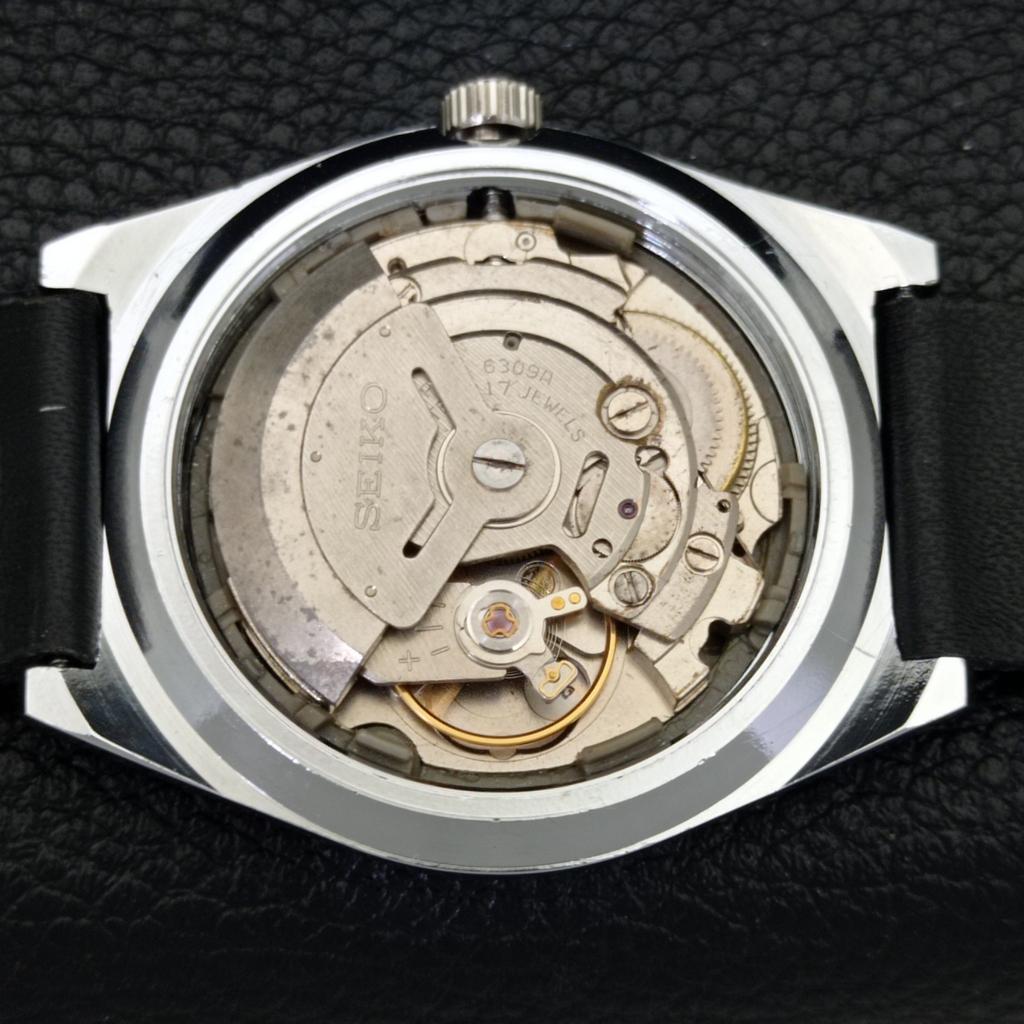 VINTAGE SEIKO 5 AUTOMATIC REFURBISHED JAPAN MENS BLACK DIAL WATCH A440665-9 Sk-a440665-1