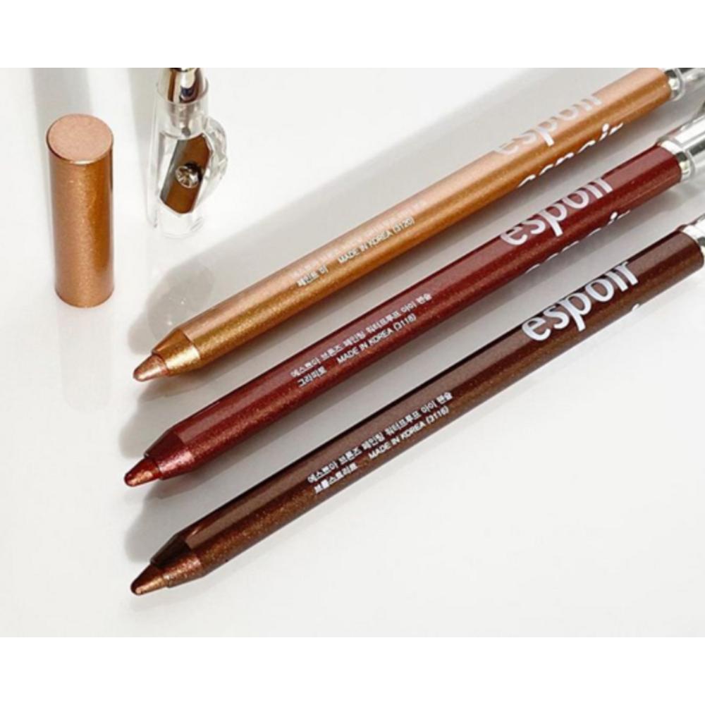 Espoir Brązowy lakier wodoodporny perłowy eyeliner 1,5 g, nie. 1 Broom Street, 1 szt.