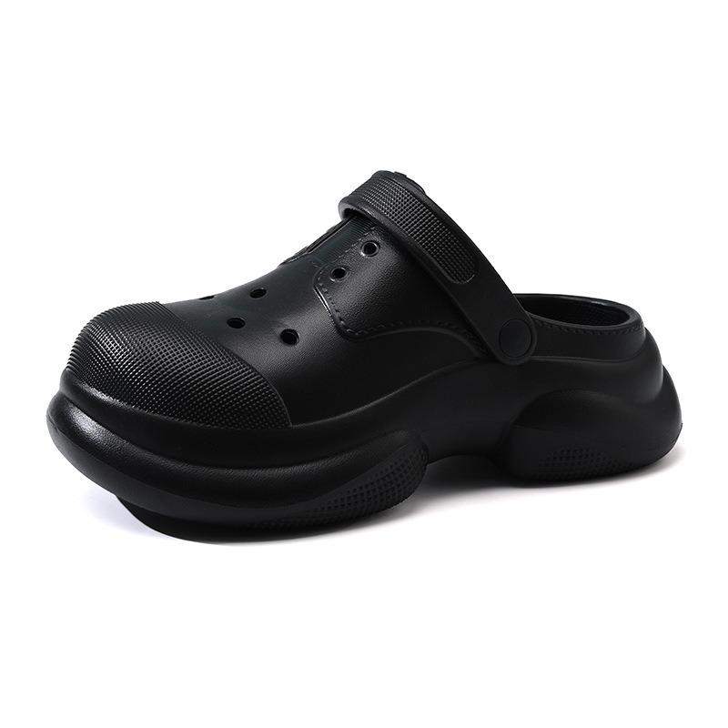 Classic Cloud Thick-soled Hole Shoes Female Cute Sweet Baotou Beach Cool Slippers Female