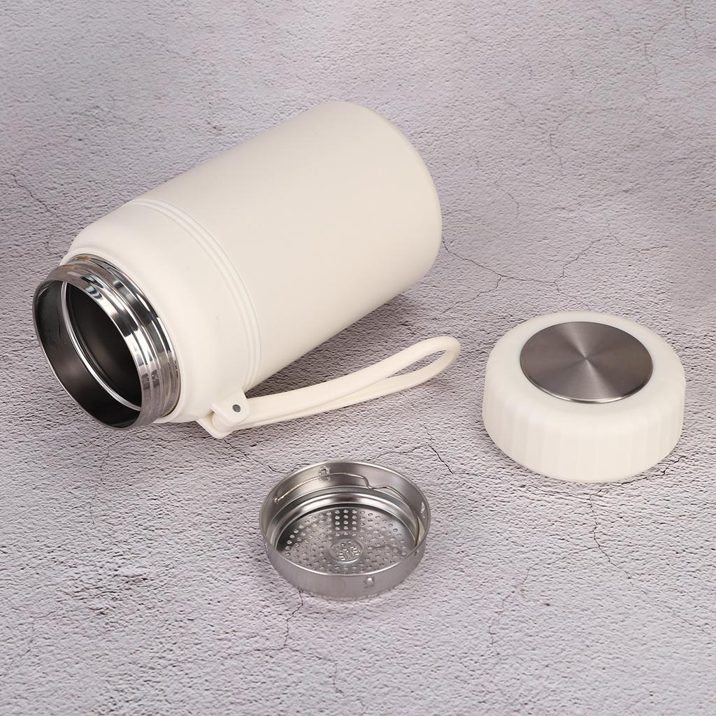 Stainless Steel Thermos Cup Large Capacity with Tea Glass Vacuum Portable Accompanying Cup Outdoor Portable Sports Kettle