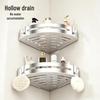 Xinpei Drill-Free Space Aluminum Corner Bathroom Shelf