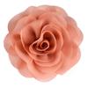 8cm Handmade Pearl Chiffon Rose Flower for Shoes, Hats, Clothing, and Headwear Accessories