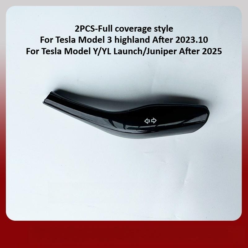 Steering Wheel Whift Protection Cover for Tesla Model 3 Model Y/YL Juniper 2025+ ABS Column Shift Knob Cover Car Accessories