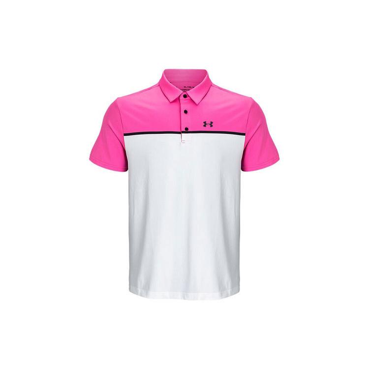 Under Armour Polo Shirts Men s White Polo Collar Moderate Straight Fit 1362495-002 L