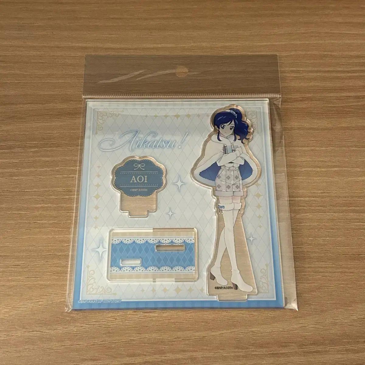 

Белое пончо Im Star Marine на акриловой подставке Aikatsu Aoi Winter Tsutaya