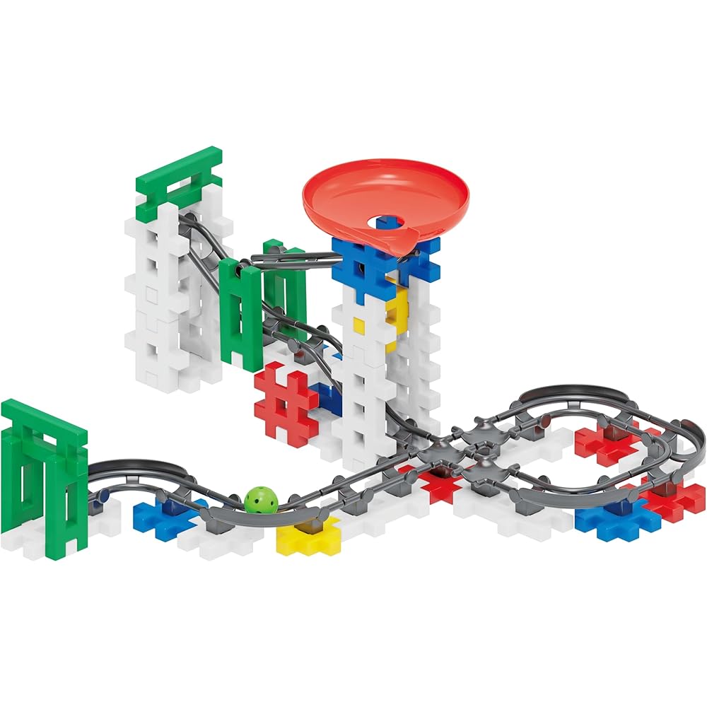 Gakken New Block Rolling Queue First Set 55 Pieces 14 Types for Ages 4 and Up