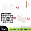 Vacuum Filter Compatible For Shark Spinner Power Lift Type XL Capacity NV755 and UV795 Rotor Detachable Vacuum Cleaner
