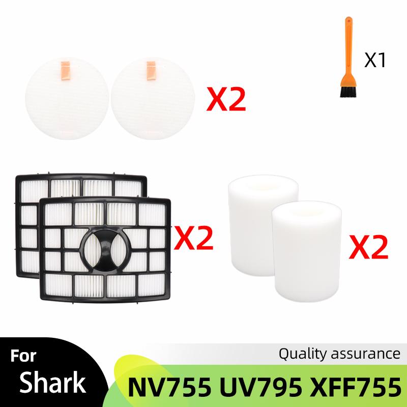 Vacuum Filter Compatible For Shark Spinner Power Lift Type XL Capacity NV755 and UV795 Rotor Detachable Vacuum Cleaner
