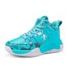 2025 New Leather Boys Shoes Spring and Autumn Breathable Children's Basketball Shoes Sports Shoes Medium Older Boys Shoes
