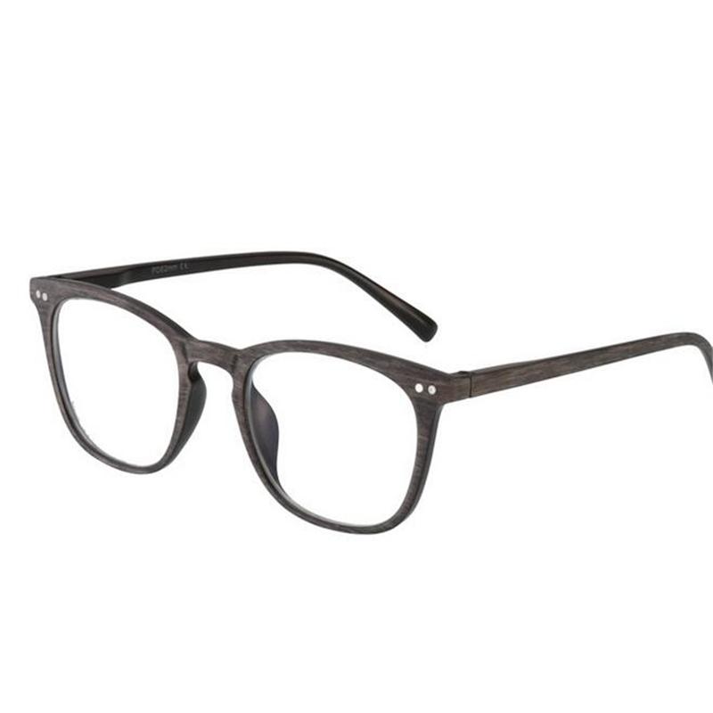 Sun Photochromic Lenses Finished Myopia Glasses For Unisex Retro Wood Color Chameleon Nearsighted Eyewear 0 -1.0 -1.5 -To -4.0