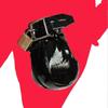 PU Leather Male Ball Chastity Bird Cage Penis Sleeve Bondage Cage Ball Stretcher Chastity Device with Lock  Sex Toys for Men