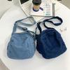 Denim Shoulder Bag Casual Handbag Women Girls Men Travel Crossbody Bag Tote Bags