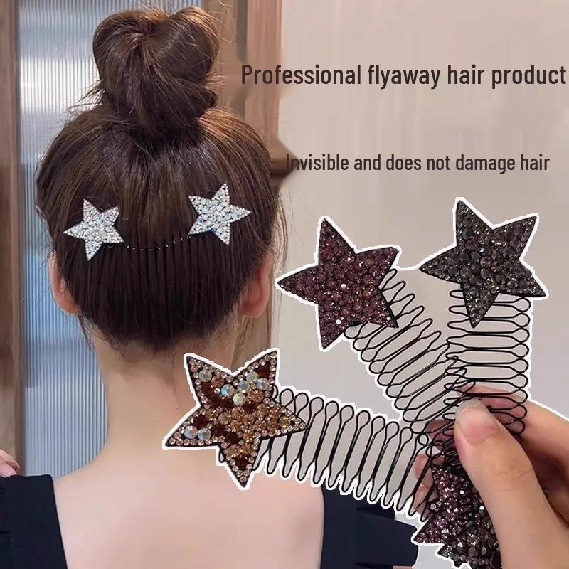 

Детская расческа-звездочка: Женский невидимый финишный инструмент для волос для идеальных укладок