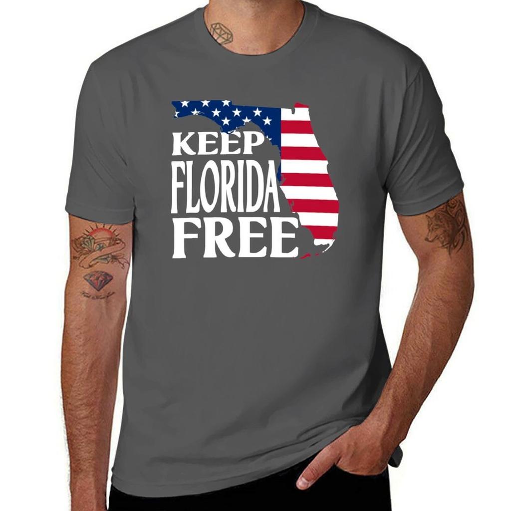 Keep Florida Free My Florida 2024 For Patriotic Mom And Dad Tshirt Holiday Outdoor Tshirt