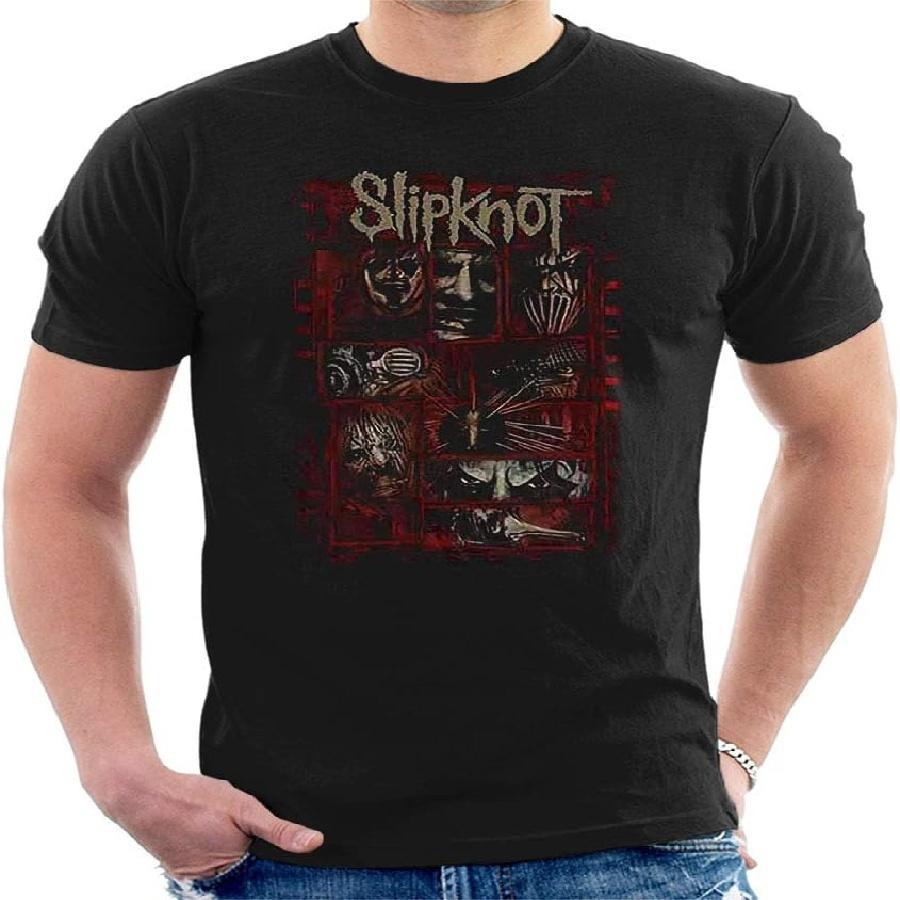 Футболка унисекс Slipknot с рисунком  Band Monkey Sketch Boxes  (Назад Печать) XXXXXL чёрный