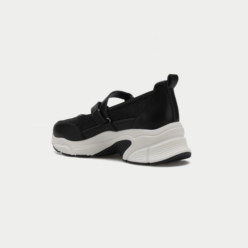 Thom Mcan Women S Comfort Mary Jane SneakerS Black 8tmny25S1S