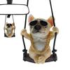 Cane Bulldog Modello Cane che Dondola Decorazione Pendente da Appendere allo Specchietto Retrovisore dell'Auto Kwaii Cane da Compagnia Accessori Interni Auto Ornamenti