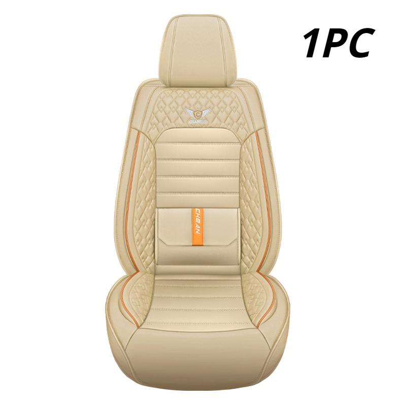 1PC Car Seat Covers with Built-in Lumbar Support - Full-Wrap Design, All-Season Comfort & Durability for Most Sedans & SUVs