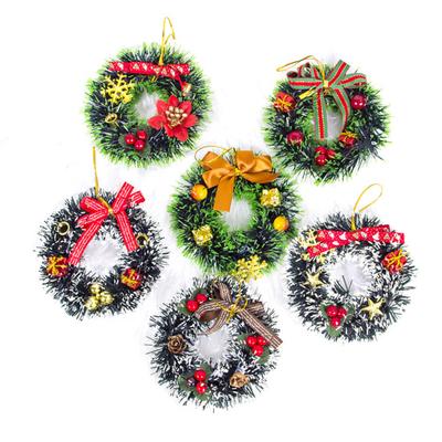12cm Christmas Garland Ring Wreath Berry Pendant Window Showcase Hanging Decor