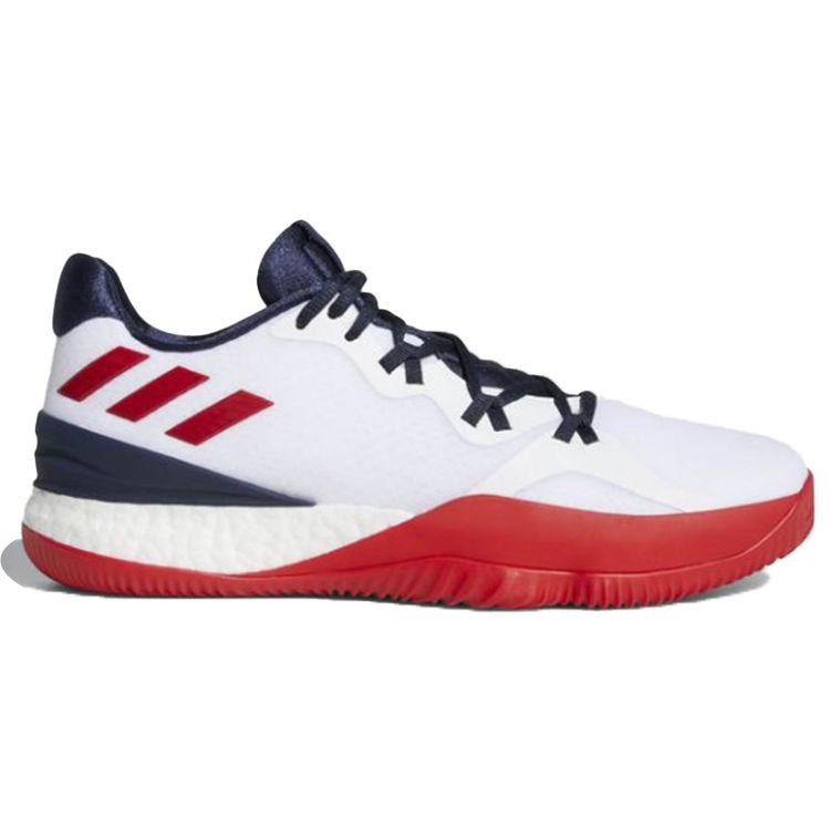 Adidas Crazylight Boost 2 USA Мужские кроссовки White Footwear-White Scarlet AC7431 40⅔ — фото 2